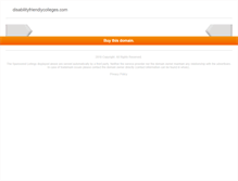 Tablet Screenshot of disabilityfriendlycolleges.com